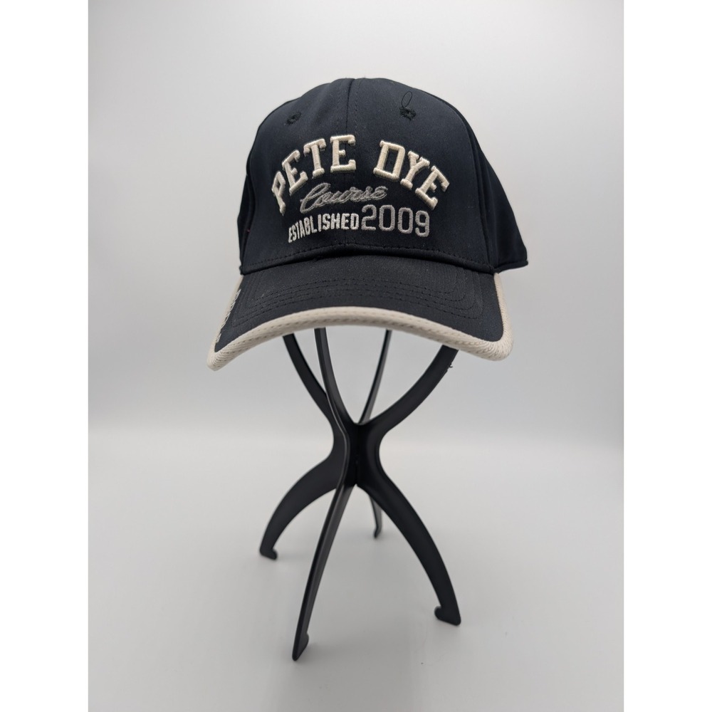 Under Armour Golf Hat Unisex BLACK M/L Embroidered Logo Pete Dye